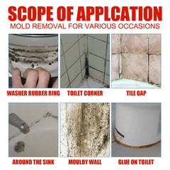 Mildew Remover, Bathroom Kitchen Ceiling Wall Cleaning Stains Anti-mildew Cleaner