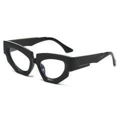 New Personalized Fashion Cat Eye Sunglasses Instagram Trendy Irregular Water Chestnut Hip Simple Leisure Street Photography Sunglasses