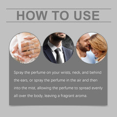 Pheromone Perfume For Men And Women For Long-Lasting Light Fragrance Fresh Natural Perfume Spray