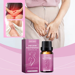 Private Tightening Essential Oil, Postpartum Repair Female Genitalia Firming Maintenance Moisturizing Powdery Massage Care Essential Oil
