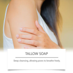 Milk Flavored Tallow Soap Moisturizes And Cleanses Pores With Bath Soap For Delicate Skin