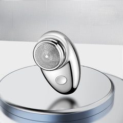 Portable rechargeable shaver small steel cannon mini electric shaver electric travel compact shaver