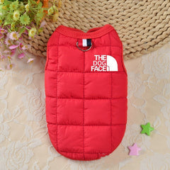 Pet dog clothing winter cotton dog vest jacket