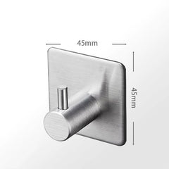 SUS304 Black Robe Hook Wall Hook Towel Hook for Bathroom Stainless Steel Coat Hook Rustproof Hook Hanger for Kitchen Hardware