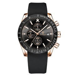 Multi functional waterproof night light men's watch quartz watch