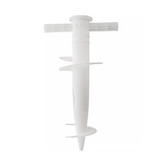 Plastic Adjustable Umbrella Base, Sun, Beach, Terrace, Sand, Ground Fixing Tools (Anchor Bracket, Spiral Tool, Tip Part), 1 Pc