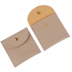 Jewelry bag leather buckle storage bag