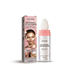 Highlighter Pat Powder, Light Highlighter Natural 3D Contoring Powder