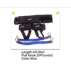 TTCZ Fitness Bounce Trainer Rope Resistance Band  Basketball Tennis Running Jump Leg Strength Agility Training Strap  equipment