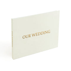 Multi functional commercial wedding video invitation letter linen material video brochure