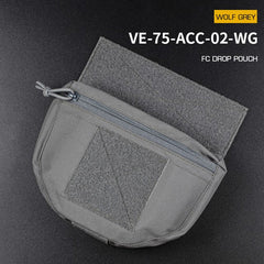 Tactical Hunting Vest with Drop Pouch, for Airsoft & CS, Outdoor Sports