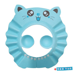 Baby Shower Cap Adjustable Hair Wash Hat for Newborn Infant Ear Protection Safe Children Kids Shampoo Shield Bath Head Cover
