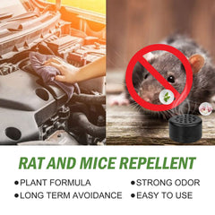 Yegbong 8pcs mice repellant mouse repelling pills car body kitchen office bedroom warehouse sewer pipe rat and mice repellent