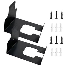 Rustproof Wall - mounted Hanger Rack: Heavy - duty, perfect for storing garden trimmers and other tools.