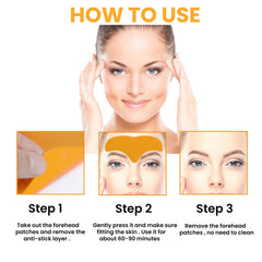 Forehead Wrinkle Patch, Lifts Lightens And Smooths Forehead Wrinkles Facial Skin Forehead Patch