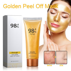 Golden Peel Off Mask, Cleanse Blackhead Impurities Fade Wrinkles Tight Skin Smear Type Mask