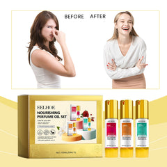 Women's Fresh Charm Perfume Set Women's Fresh Fragrance Lasting Light Scent Fresh Flower Fruit Scent