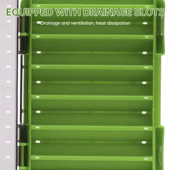 14-Compartment Fishing Tackle Box for Accessories, Lures & Hooks, Double-Sided Organizer.