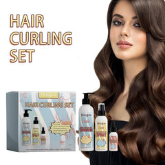 Hair Curling Set, Moisturizing Curly Hair Styling Curly Styling Moisturizing Leave-In Hair Care