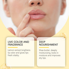 Lemon and Ginger Lip Balm Moisturize and Moisturize with Lemon and Prevent dry and cracking Nourishing Lip Balm