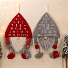 Christmas decorations non-woven fabric simulation wool creative forest man calendar Christmas calendar ornaments