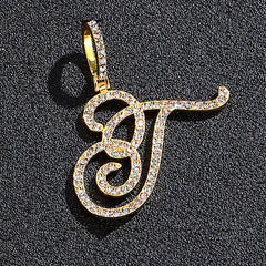 Hip hop accessories grass letter pendant melon seed buckle Cuban chain accessory