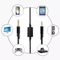 Suitable for Logitech ASTRO A10 A40 gaming headphones Ps4 connection cable headphone audio cable
