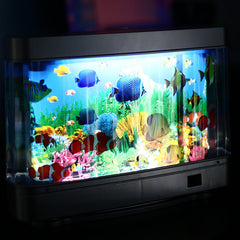 Ornamental fish simulation lamp, aquarium lamp, LED sea view lamp, desktop home night decoration small table lamp, small fish lamp