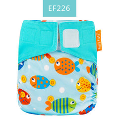 Happy Flute 1 pcs heavy wetter night AIO AI2 baby cloth diaper nappy one size fit all