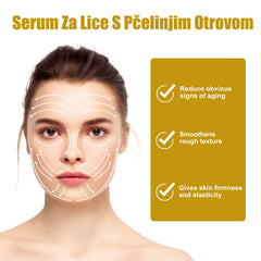 Serum Za Lice S Pčelinjim Otrovom, Fade Fine Lines Crow's Feet Skin Tender Long-Lasting Moisturizing Anti-Wrinkle Essence