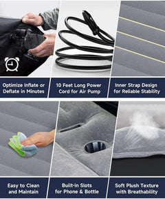 Umbrauto Tesla Y Car Camping SUV Thicken Air Mattress,Gray