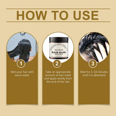 Repair Moisturizing Hair Mask, Moisturizing, Nourishing And Repairing Dry Hair, Smooth, Soft And Glossy Hair Mask