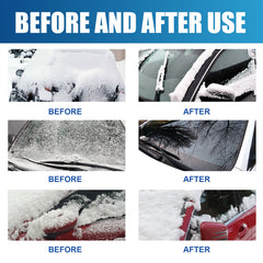 Deicing Agent, Winter Car Glass Fast Melting Snow Remover Front Windshield Snow Repellent
