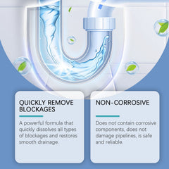 Pipe Unclog Deodorant Gel, Drain Pipe Unclog Deodorant Kitchen Toilet Pipe Cleaner