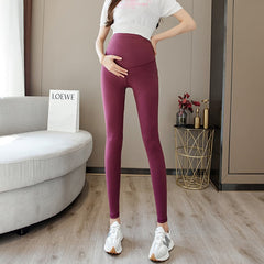 Pregnant Women's Shark Pants Do Not Drop Off Leggings Double Sided Brushed Large Size 100kg High Waist Hip Lifting Barbie Pants