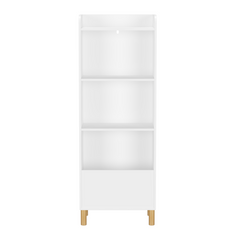 Kids 4-Tier Bookcase Children's Book Display Bookshelf Toy Storage Cabinet Organizer for Children's Room Playroom
