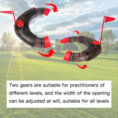 Golf Putting Practice Green Hole Cup Adjustable Hole Cup Golf Putt Mobile Hole Cup