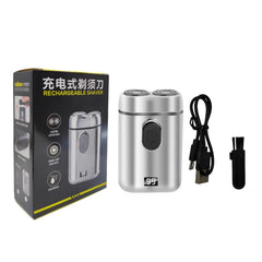 Shaver Travel Car Wash Shaver Double Head Portable Charging Floating Beard Knife