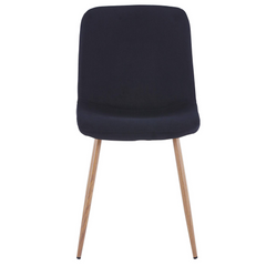 Dining Chair 4PCS（BLACK）Modern style New technology Suitable for restaurants cafes taverns offices