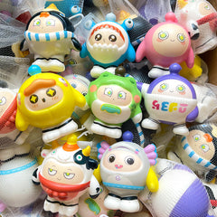 Netbag Egg Boy Party Pinch Music Stress Relief Toy Slow Rebound Ventilatory Artifact Cartoon Stress Relief Student Small Gift Item