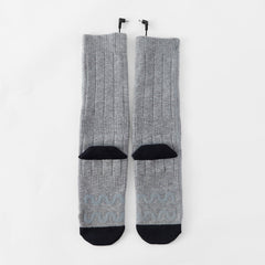 Heating socks, warm electric socks, USB charging long tube skiing socks, men's and women's winter heating and foot warming socks