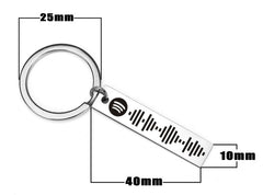Men Stainless Steel Keyring Jewelry