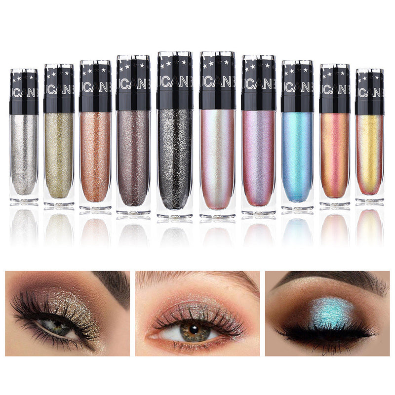 UCANBE New 8 color butterfly pattern diamond flash repair disc chameleon polarized face brightening three dimensional highlight set