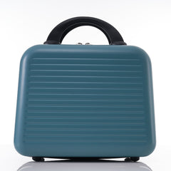 Carry-on Luggage 20 Inch Front Open Luggage Lightweight Suitcase with Front Pocket and USB Port, 1 Portable Carrying Case  Blue