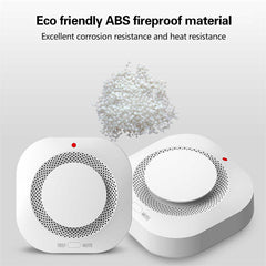 Tuya Smart Zigbee Smoke Detector Smart Fire Alarm Progressive Sound Photoelectric Smoke Sensor