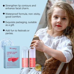 Children's Moisturizing Color Lip Glaze Set Gentle Color Moisturizing, Nourishing And Brightening Lip Color Children's Lip Glaze
