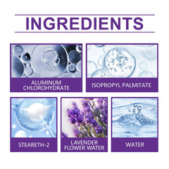 Lavender Deodorant For Summer Armpit Workouts, Sweat Odors Cleaning And Staying Portable Deodorant