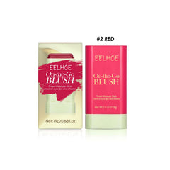 Blush Stick Lightweight Natural Nude Makeup Brightening And Contorting Three-Dimensional Highlight Delicate Waterproof Multi-Functional Blush Stick