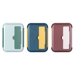 Classic simple 304 stainless steel double-sided buckle lunch box bento box with soup bowl