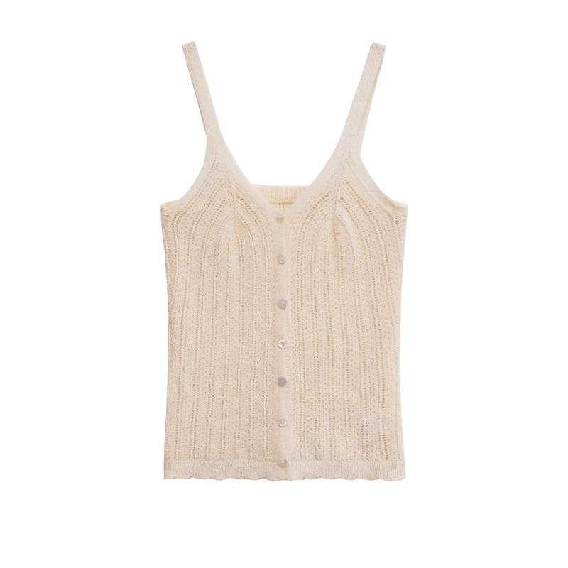 Spring New Style Round Neck Solid Color Loose Knit Sweater
